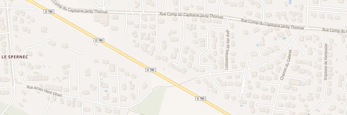 Plan du 2681 Rue Comp du Cap Jacky Thomas à Sarzeau