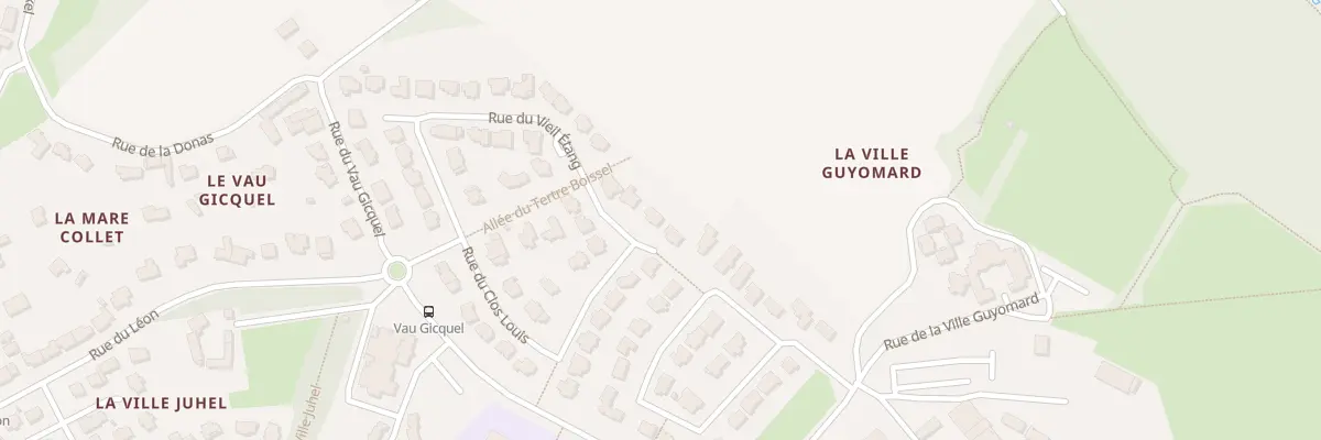 Plan du 30 Rue du Clos Louis à Saint-Brieuc