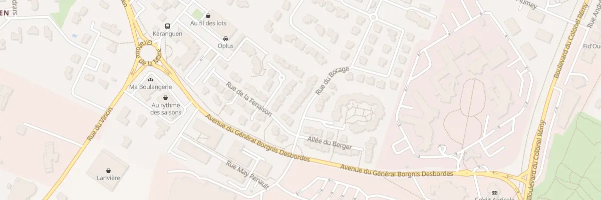 Plan du 5 Rue du Bocage à Vannes