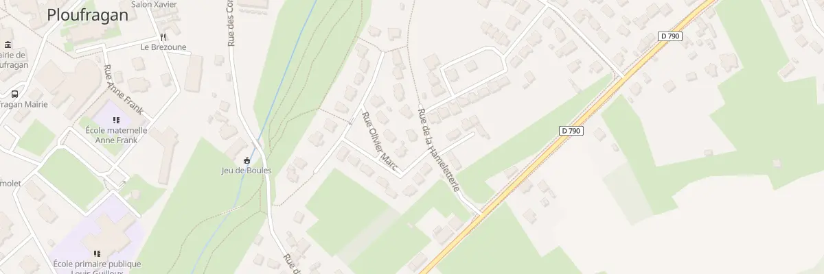Plan du 9 Rue de la Hameletterie à Ploufragan