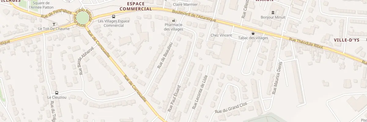 Plan du 31 Rue Paul Eluard à Saint-Brieuc
