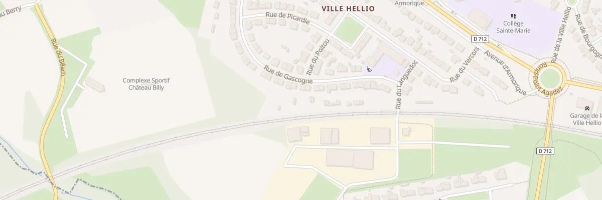 Plan du 27 Rue de Gascogne à Saint-Brieuc
