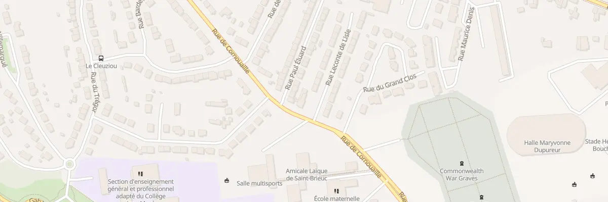 Plan du 31 Rue de Cornouaille à Saint-Brieuc