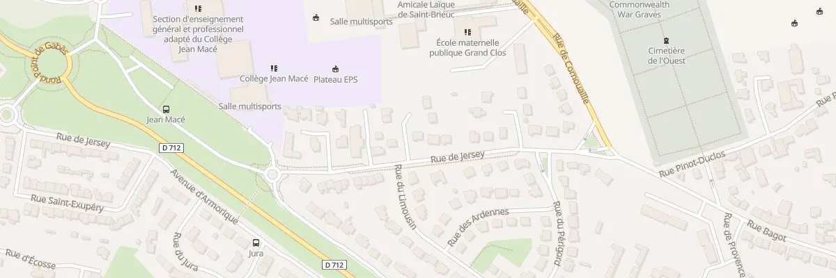 Plan du 56 Rue de Jersey à Saint-Brieuc
