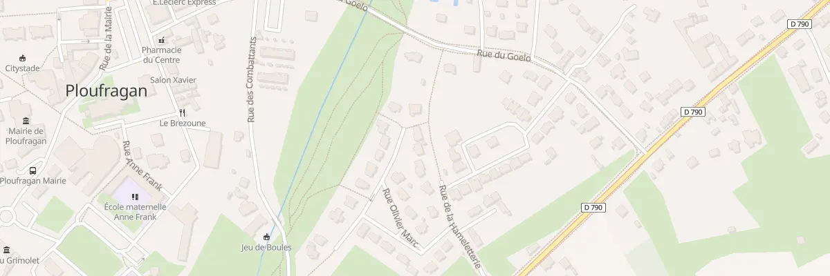 Plan du 14 Rue Olivier Marc père et fils à Ploufragan