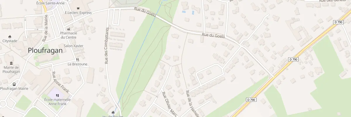 Plan du 16 Rue Olivier Marc père et fils à Ploufragan