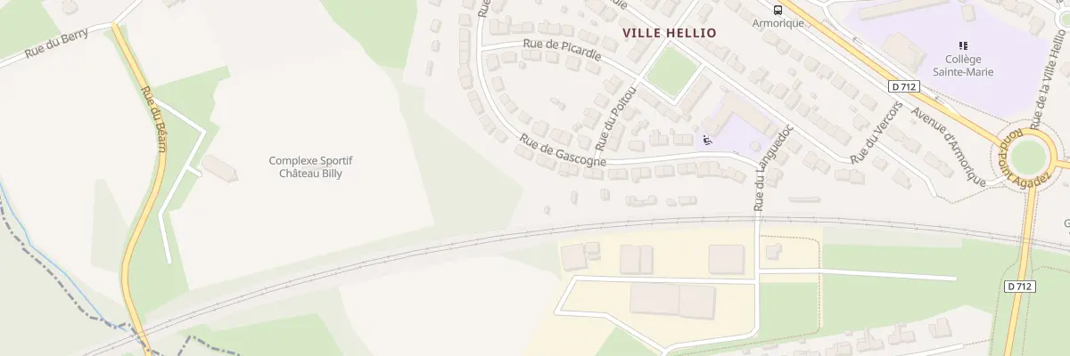 Plan du 35 Rue de Gascogne à Saint-Brieuc