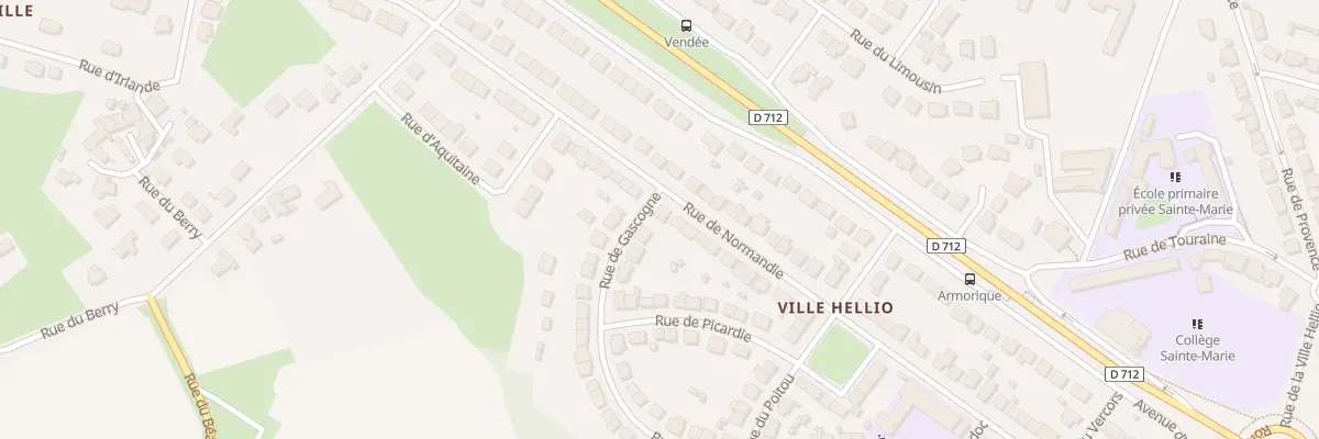 Plan du 38 Rue de Gascogne à Saint-Brieuc