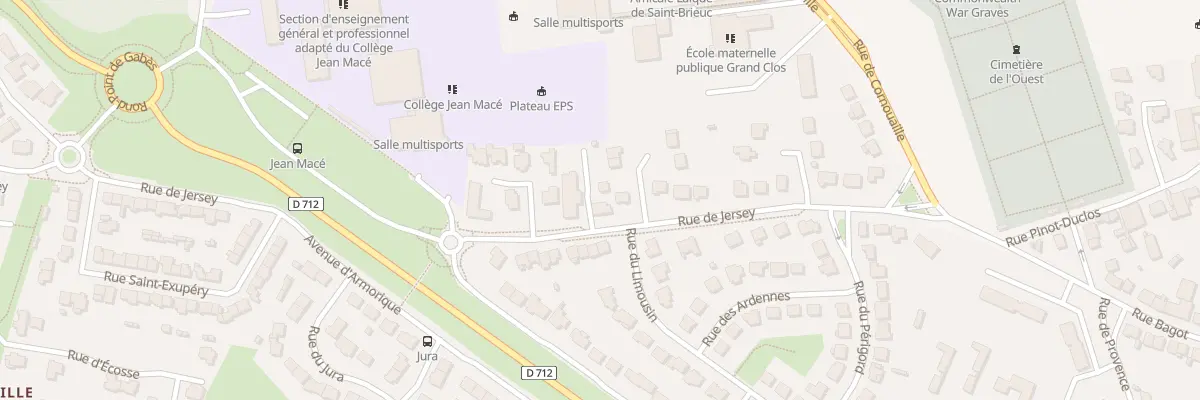 Plan du 60 Rue de Jersey à Saint-Brieuc