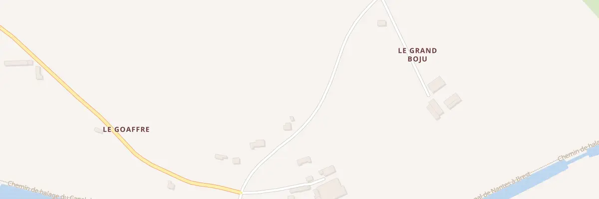 Plan du 15 Boju à Gueltas