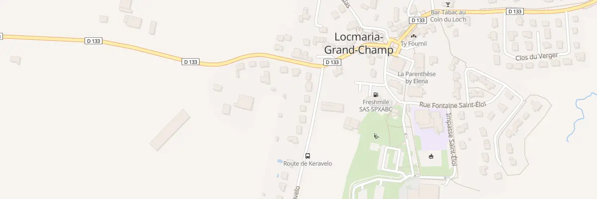 Plan du 6 Rue de Kéravélo à Locmaria-Grand-Champ