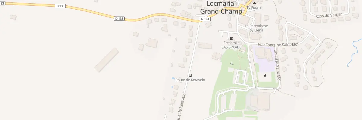 Plan du 12 Rue de Kéravélo à Locmaria-Grand-Champ