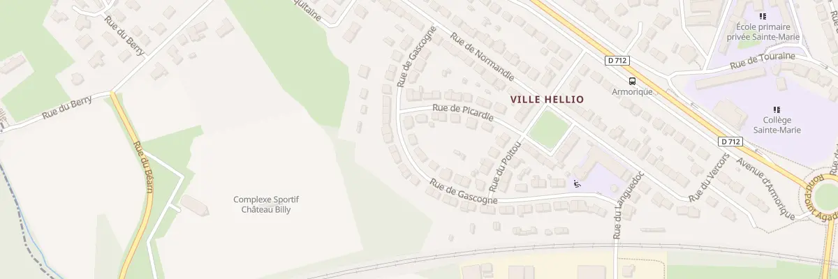 Plan du 26 Rue de Gascogne à Saint-Brieuc