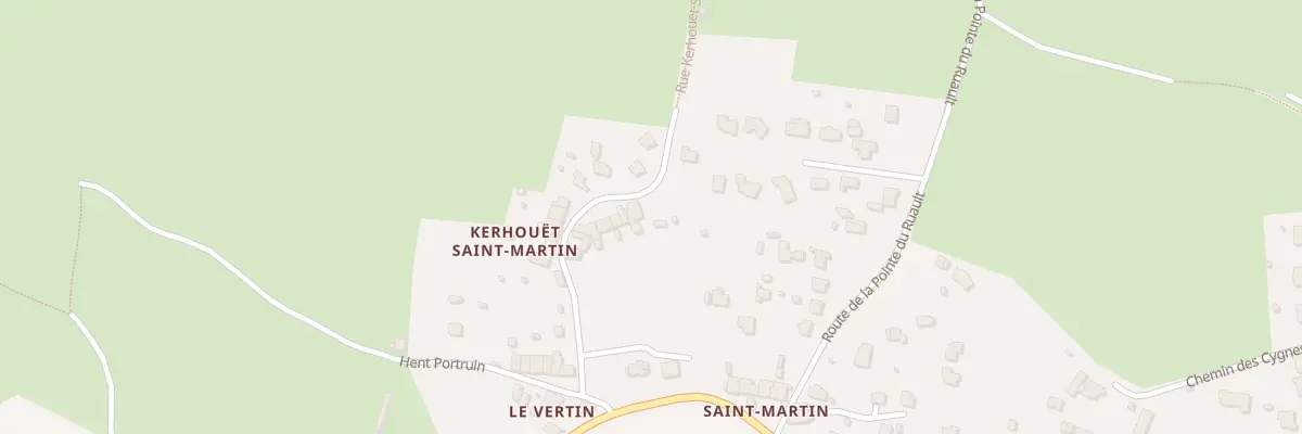 Plan du 5550 Kerhouet Saint Martin à Sarzeau