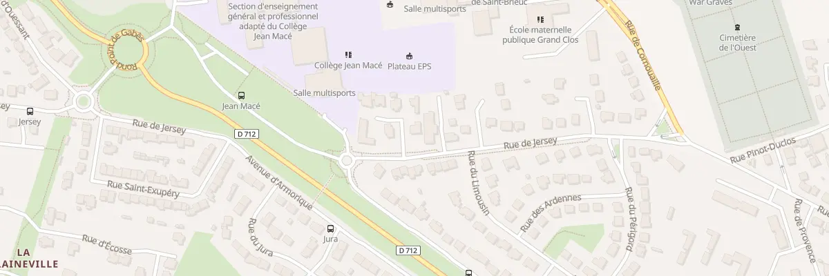 Plan du 64A Rue de Jersey à Saint-Brieuc