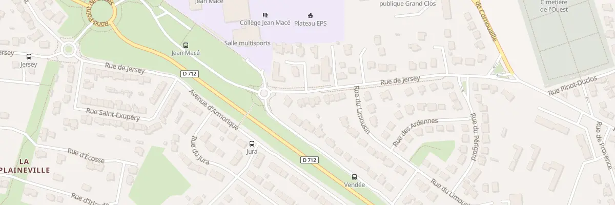 Plan du 75 Rue de Jersey à Saint-Brieuc
