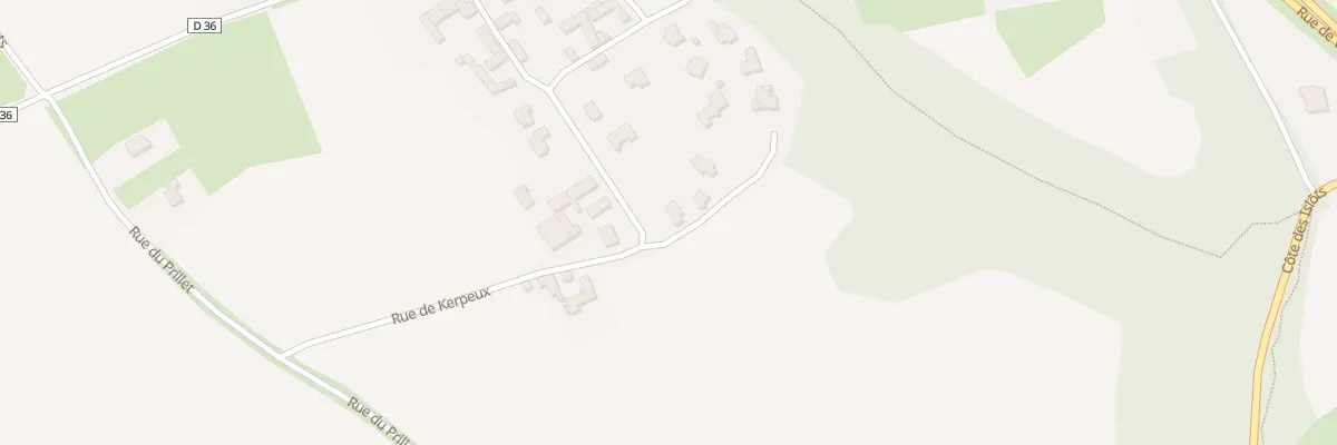 Plan du 33 Kerpeux à Plérin