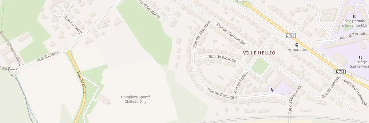 Plan du 53 Rue de Gascogne à Saint-Brieuc
