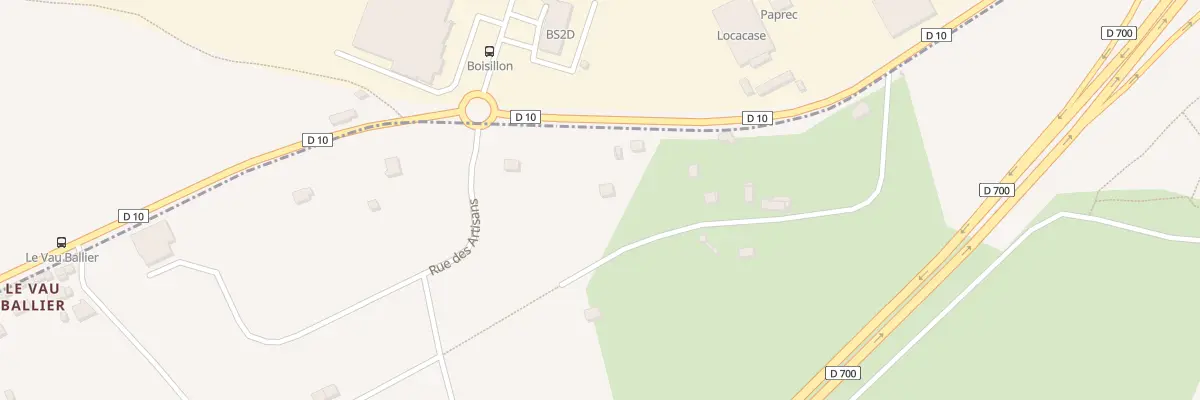 Plan du 6196 La Roche Peran à Plédran