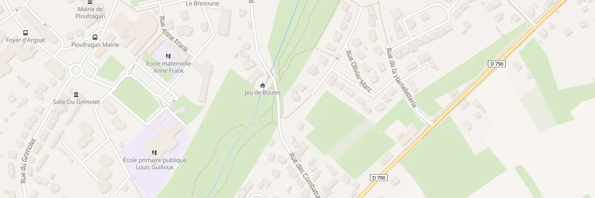 Plan du 25 Rue Olivier Marc père et fils à Ploufragan