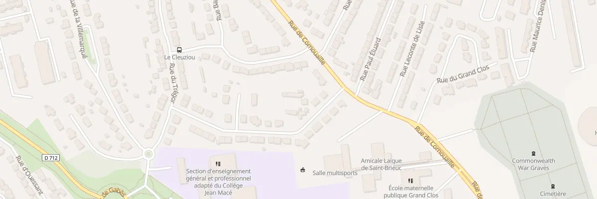 Plan du 26A Rue de Cornouaille à Saint-Brieuc