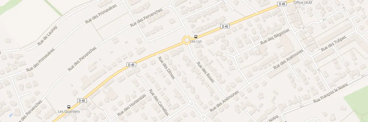 Plan du 23 Rue des Roses à Ploufragan