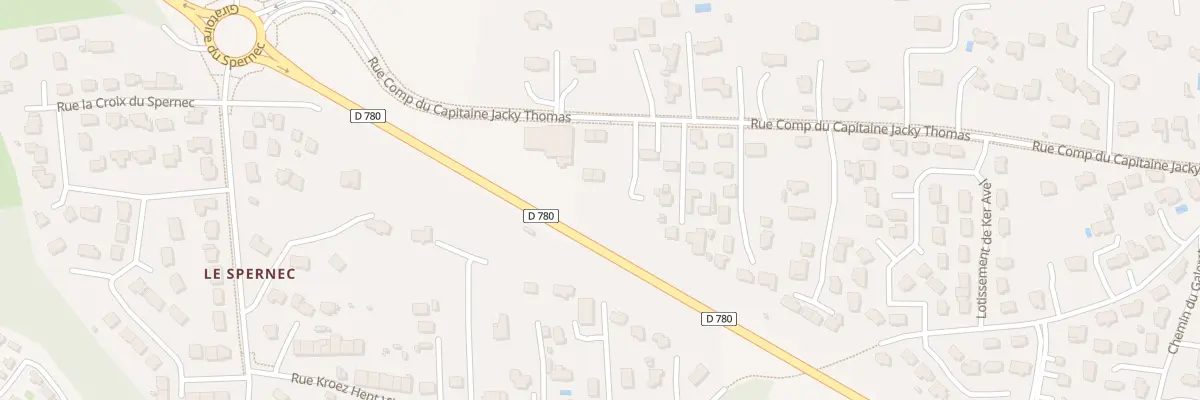 Plan du 63E Rue Comp du Cap Jacky Thomas à Sarzeau