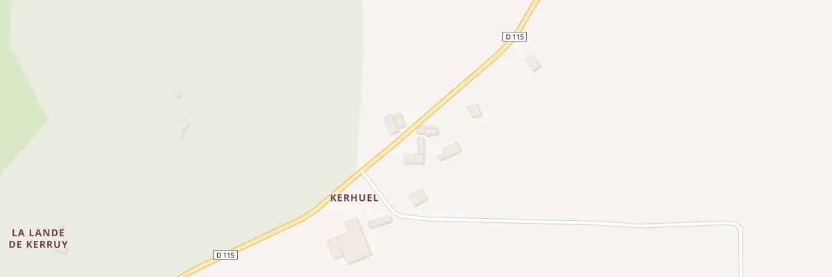 Plan du 5267 Kerhuel à Colpo