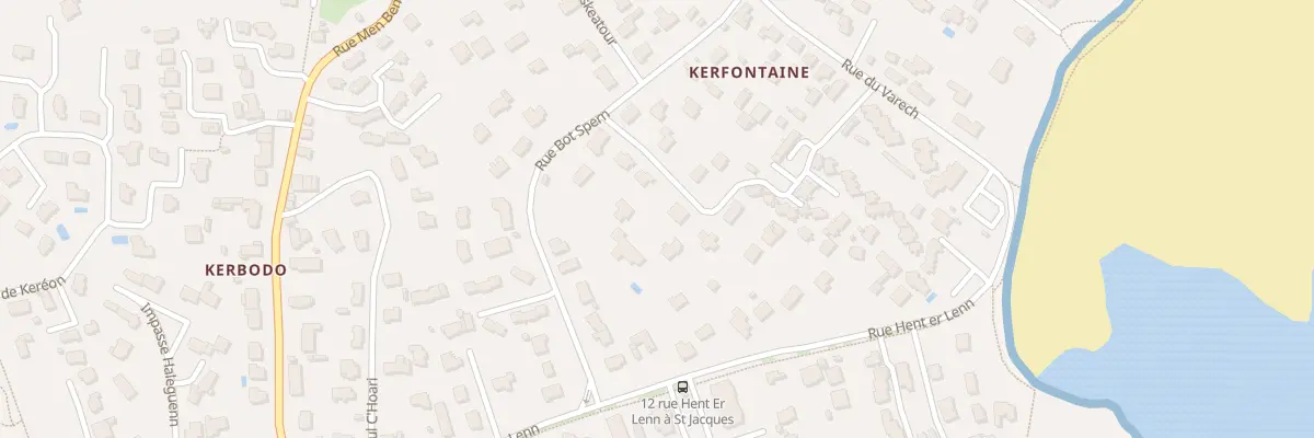Plan du 16 Rue Bot Spern à Sarzeau