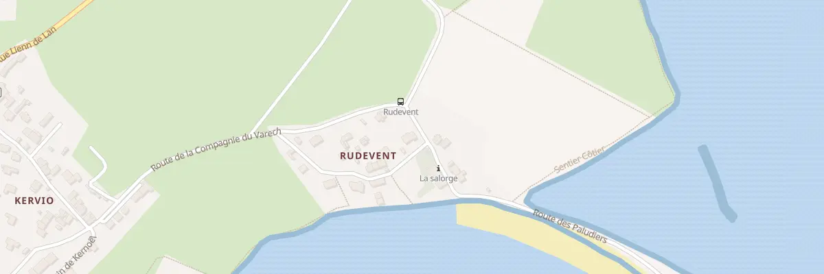 Plan du 5498 Rudevent à Île-d’Arz