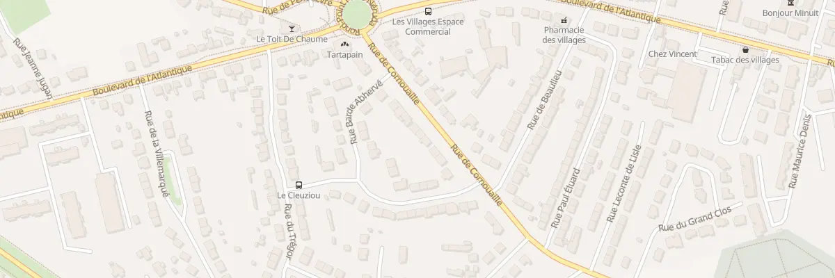 Plan du 16 Rue de Cornouaille à Saint-Brieuc