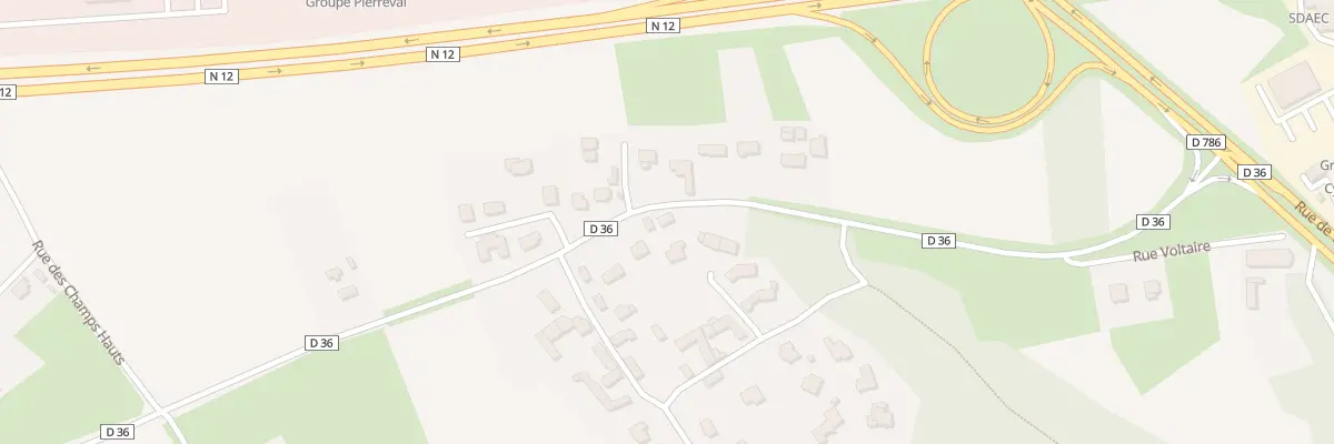 Plan du 23 Rue Voltaire à Plérin
