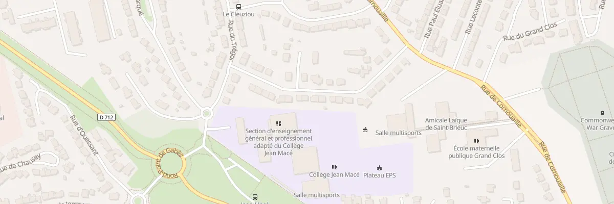 Plan du 18 Rue Jean Magloire Dorange à Saint-Brieuc