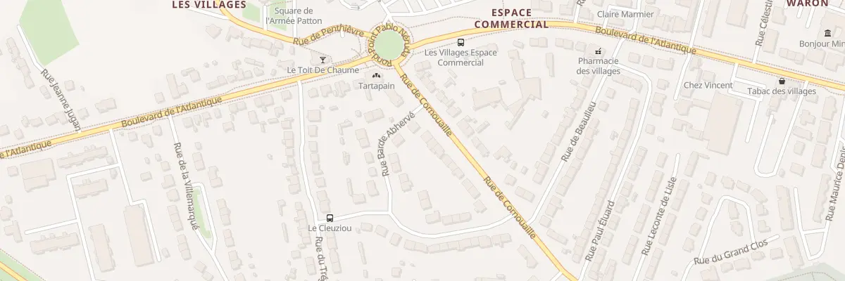 Plan du 8 Rue de Cornouaille à Saint-Brieuc
