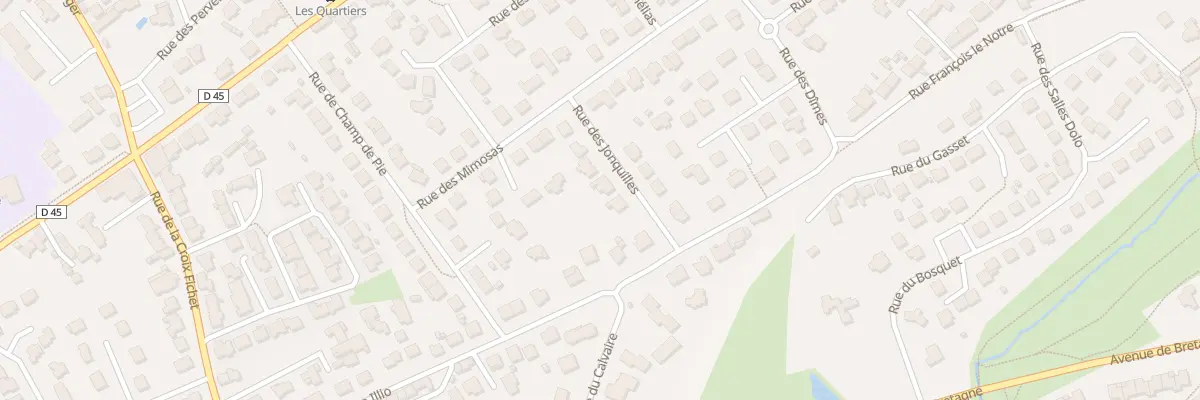 Plan du 7 Rue des Jonquilles à Ploufragan