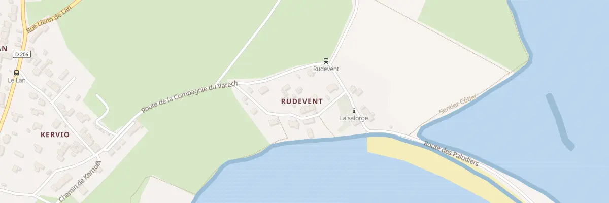 Plan du 5343B Rudevent à Île-d’Arz