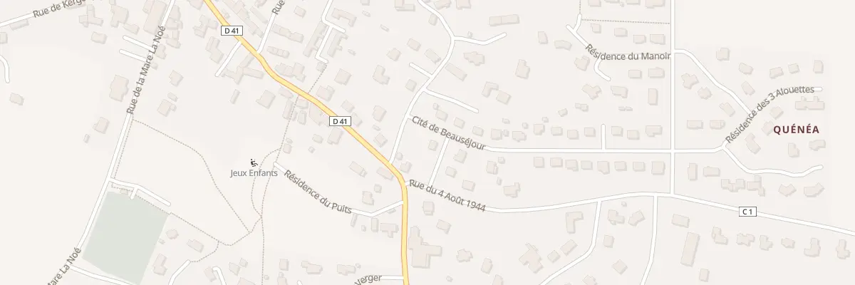 Plan du 5338 Cité de Beauséjour à Trévé