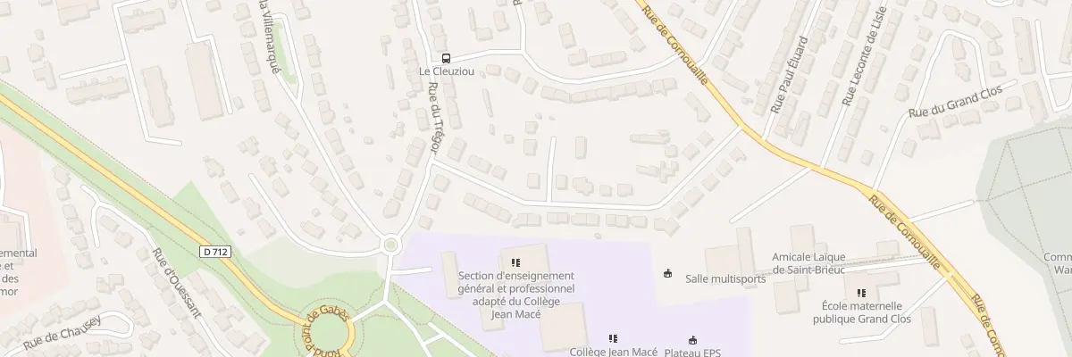 Plan du 11 Rue Jean Magloire Dorange à Saint-Brieuc