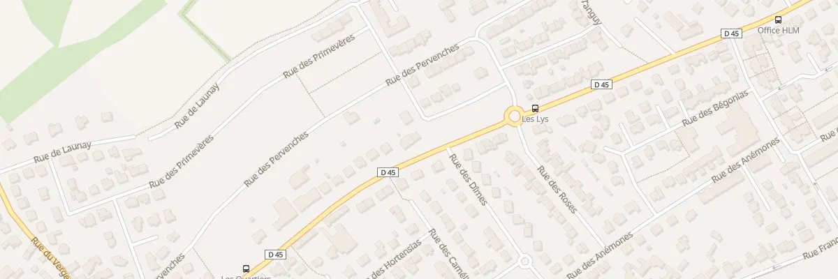 Plan du 45 Rue des Quartiers à Ploufragan