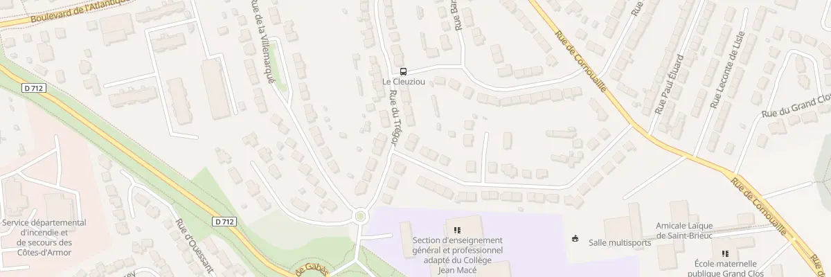 Plan du 31 Rue du Trégor à Saint-Brieuc