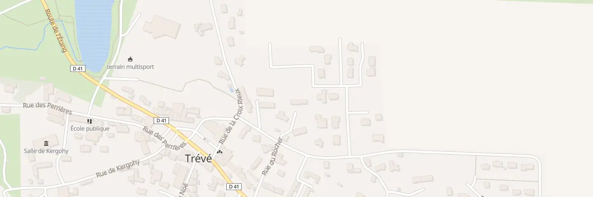 Plan du 6 Rue du Rocher à Trévé