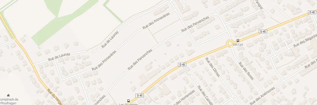 Plan du 38 Rue des Pervenches à Ploufragan