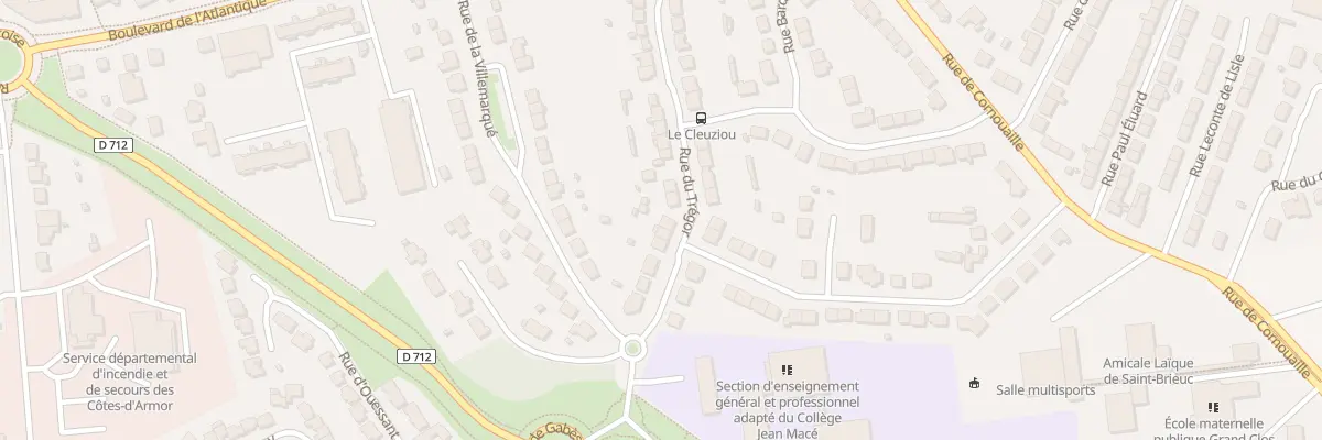 Plan du 40 Rue du Trégor à Saint-Brieuc