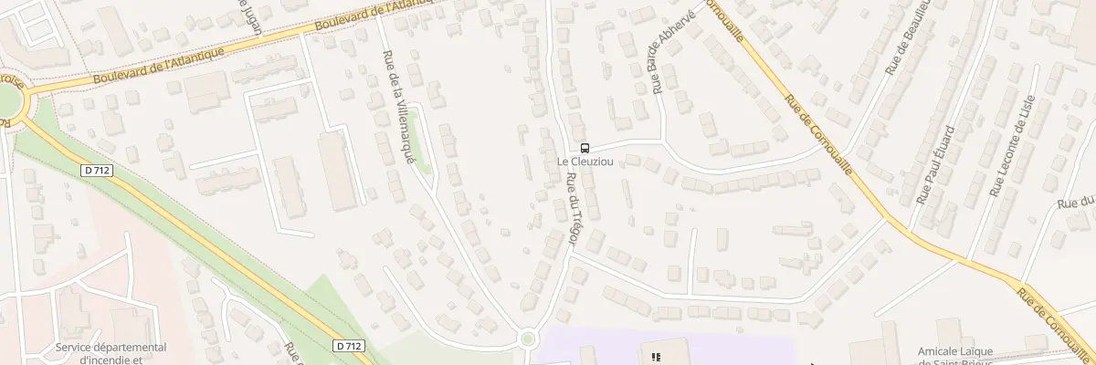 Plan du 32 Rue du Trégor à Saint-Brieuc