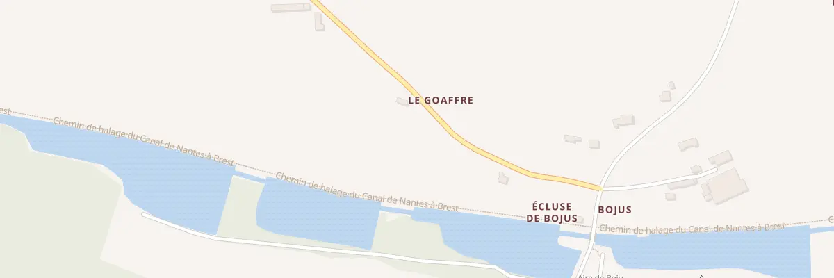 Plan du 3 Le Goaffre à Gueltas