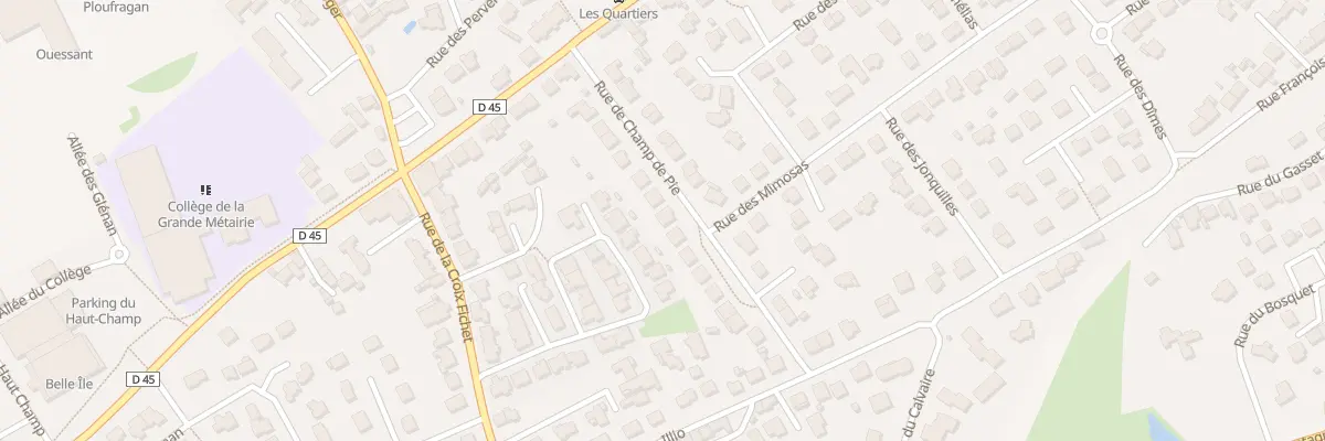 Plan du 15 Rue de Champ de Pie à Ploufragan