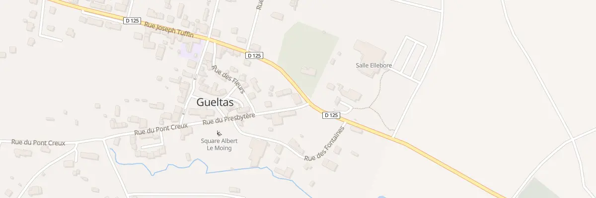 Plan du 2 Rue du Presbytère à Gueltas