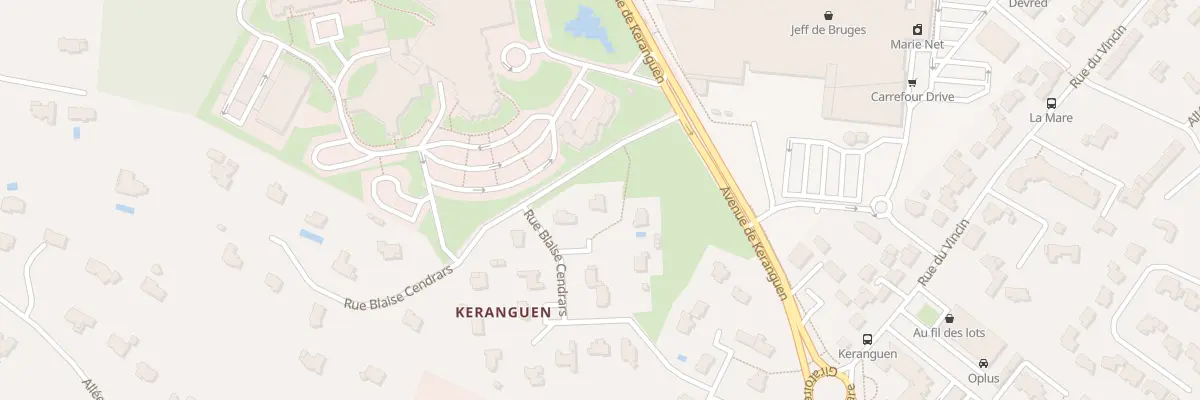 Plan du 26 Rue Blaise Cendrars à Vannes