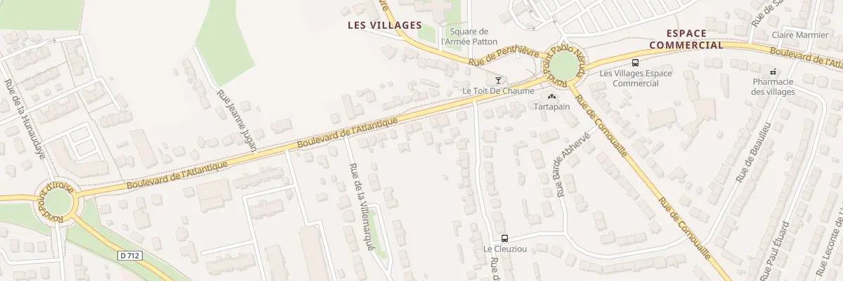 Plan du 95 Bd de l’Atlantique à Saint-Brieuc