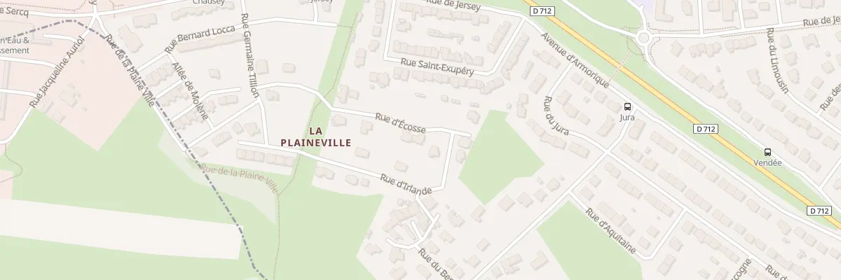 Plan du 13 Rue d’Ecosse à Saint-Brieuc